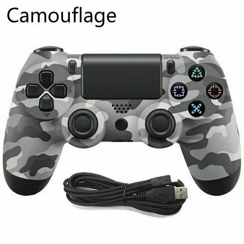 Дизайн PS4 контроллер Джойстик 8 цветов Micro-USB порт геймпад для игровая приставка Сони 4 PS4 игровая консоль с зарядным кабелем