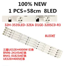 4 шт./партия 8 светодиодный s 580 мм светодиодный подсветка stirp для UE32EH4000W D1GE-320SC0-R3 BN96-24145A 32H-3535 светодиодный-32EA