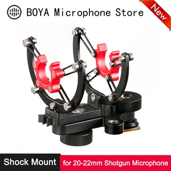 

20-22mm Shock Mount for Sony Rode NTG1 NTG2 NTG3 NTG4 NTG4+ Sennheiser Azden Audio-Technica Schoeps Neumann Sanken MXL DPA Mic