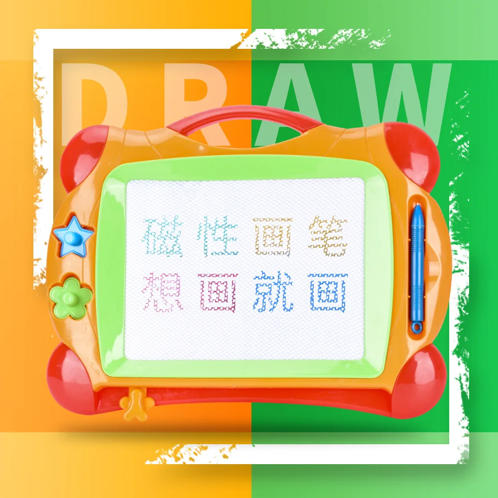 

Children Magnetic Drawing Board WordPad Color Painted Children in Drawing Board Graffiti Early Childhood Educational Toy