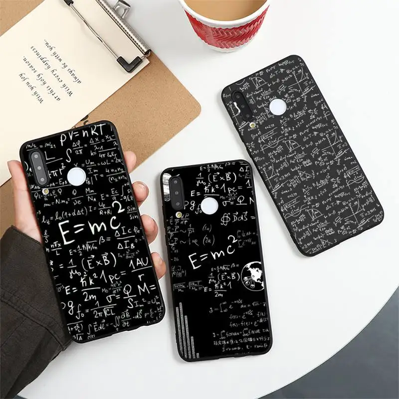 

Physics Math Formula Equation Phone Case For Huawei honor Mate P 9 10 20 30 40 Pro 10i 7 8 a x Lite nova 5t