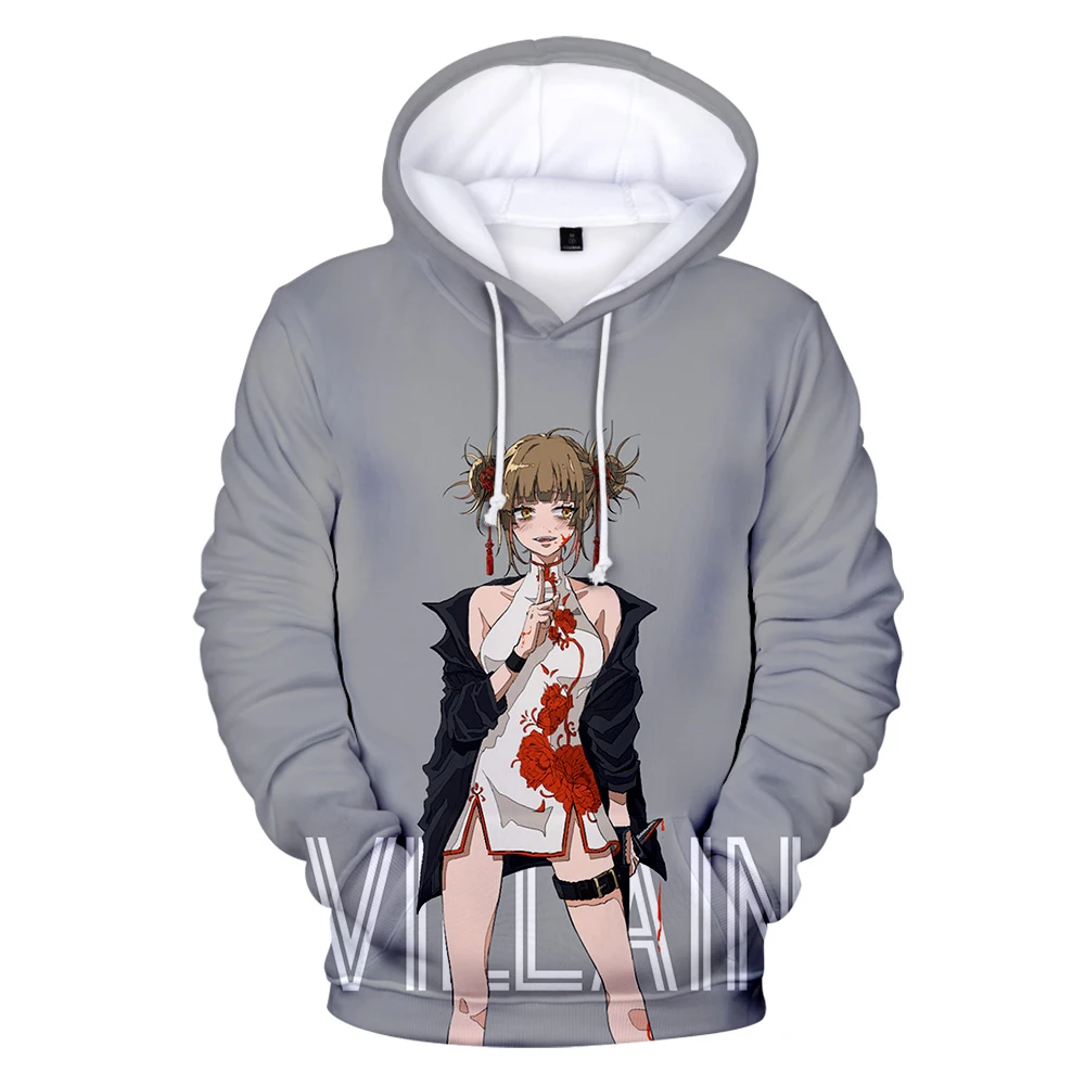 Толстовки с капюшоном Himiko Toga для мужчин/женщин, толстовки с 3D принтом, толстовки с капюшоном Himiko Toga для мужчин s, осенне-зимние пальто