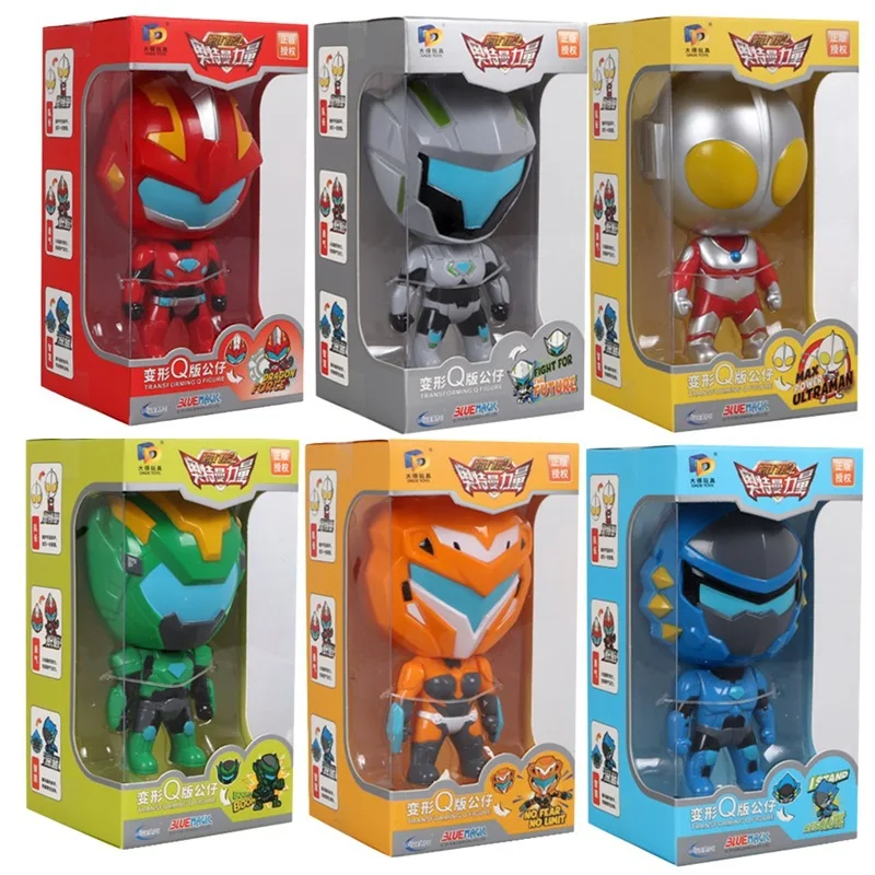 

Genuine Ultraman Power Cute Transformation Doll Toy Mini Ultraman Figurine Transformation CHILDREN'S Toy