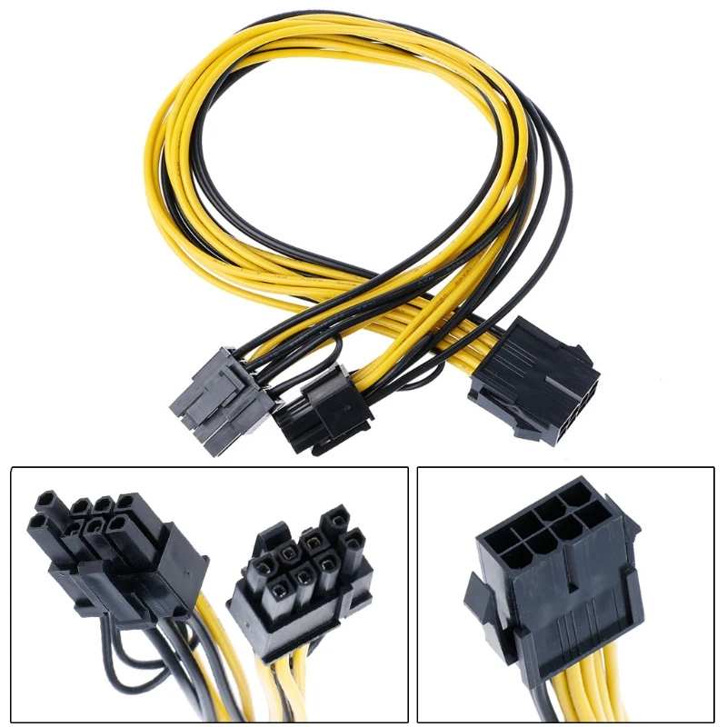 Кабель питания PCI E с 8 контактным разъемом (6 + 2) для видеокарты|Кабели питания| |