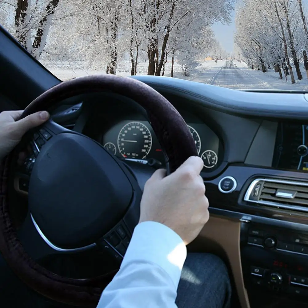 12 В электрическая крышка рулевого колеса автомобиля с подогревом крышка рулевого колеса с прикуривателем