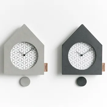 

Simple Office Silent Wall Clock Modern Design Classic Nordic Creative Wall Clock Living Room Zegar Scienny Wall Watch BW50WC