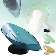 Aliexpress - Leaf Shape Soap Box Countertop Soap Bar Stand 360 Degree Rotation Suction Cup Drain Bathroom Shower Soap Holder Dish houseware