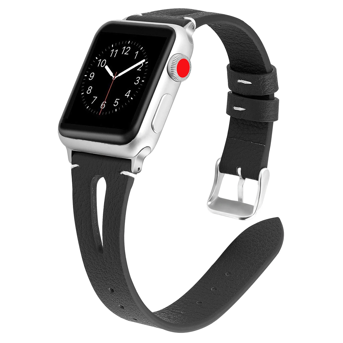 Для 38/40 мм 42/44 мм iWatch 1 2 3 4 ремешок для часов кожаный сменный ремешок с пряжкой цветок часы с принтом ремешок для Apple Watch