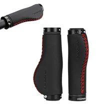 Упоры для рук на руль велосипеда из алюминиевого сплава кожаные ручки на руль противоскользящие амортизирующие мягкие велосипедные ручки Ultraight велосипедный руль