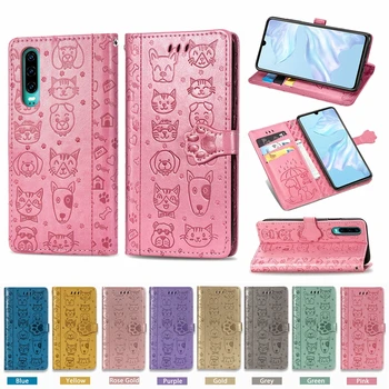 

Mate30Lite Case on for Coque Huawei Mate 30 Lite Cover for Huawei Mate30 Lite Pro P30 Lite Pro Fashion Simple Flip Leather Cases