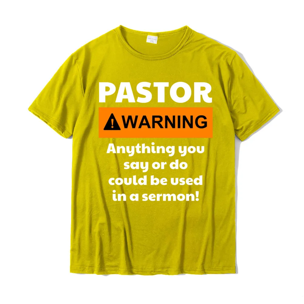 3D Printed Tops & Tees Classic Round Neck Printed Short Sleeve 100% Cotton Mens T Shirt Comics T Shirts Top Quality Funny Pastor Shirt - Warning I Might Put You In A Sermon Pullover Hoodie__20120 yellow