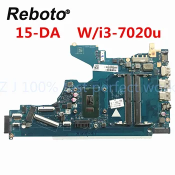 

For HP 15-DA 15-DA0076nr Laptop Motherboard With SR3LD I3-7020U L20373-001 L20373-601 EPK50 LA-G07EP DDR4 100% Tested Fast Ship