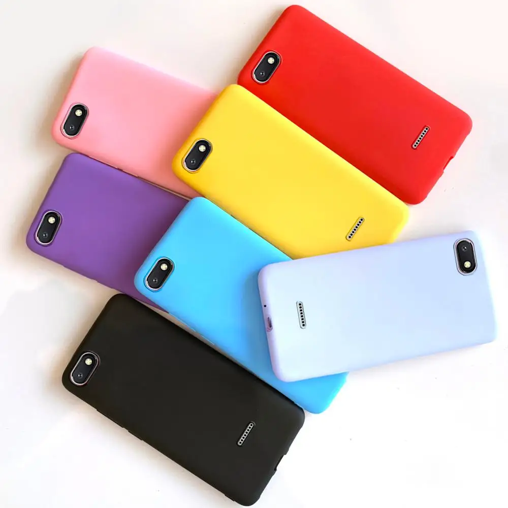 Per Xiaomi Redmi 6A A6 Caso Molle Della Copertura Opaca Tpu Custodia In Silicone Su Per Il Telefono Capas Redmi 6A Xiaomi Redmi 6A Casi Della Copertur