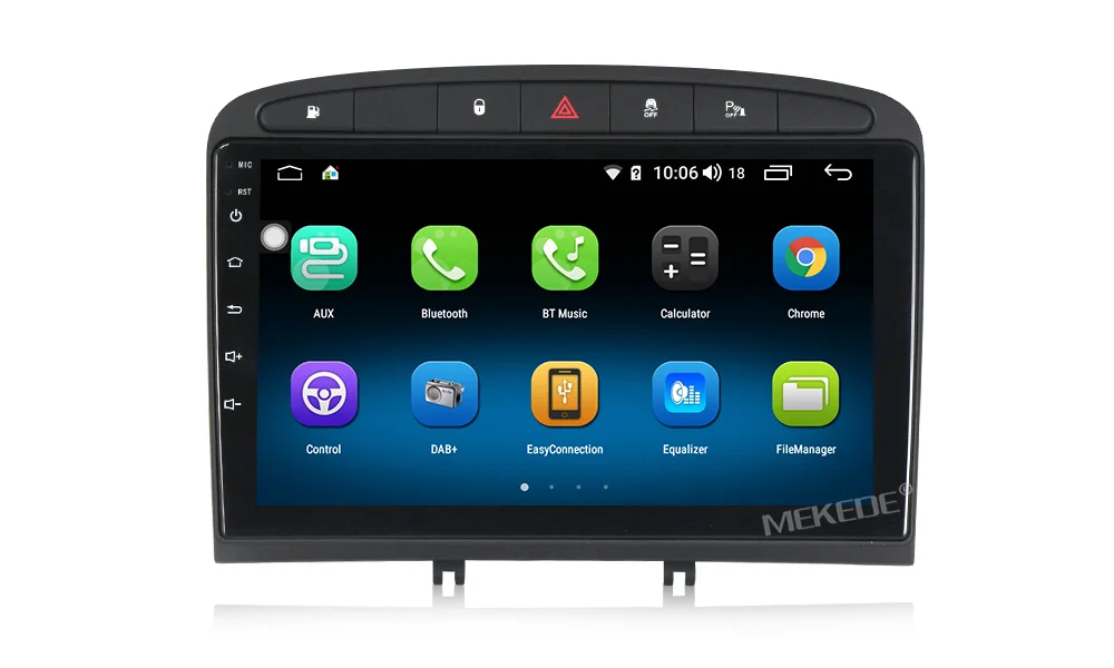MEKEDE 9853 4G LTE Android 9 4 Гб 64 ГБ Автомобильный мультимедийный плеер для peugeot 408 для peugeot 308 308SW аудио Радио стерео головное устройство