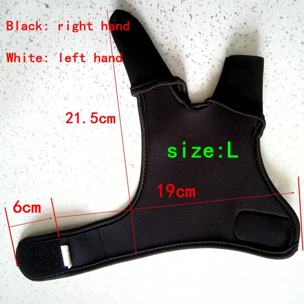 Fishing Gloves Fingerless Gloves 2 Durable waterproof half protector Anti-Slip Anti-cut Three finger rod wear HANGUO