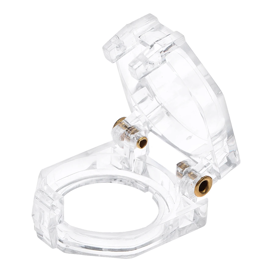 uxcell Two Feet Push Switch Button Protective Cover Control Station Circle Safeguard Cover Shell Yellow/Clear