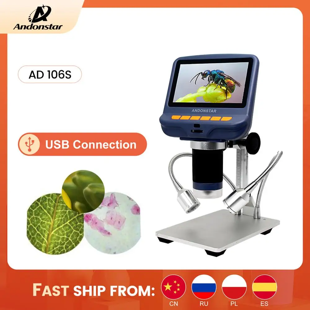 Цифровой USB микроскоп Andonstar для ремонта телефонов паяльный инструмент BGA SMT