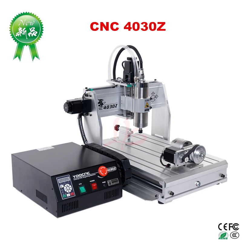 400*300 мм мини ЧПУ маршрутизатор YOOCNC 4030Z 1500 Вт настольный гравировальный станок 800 USB