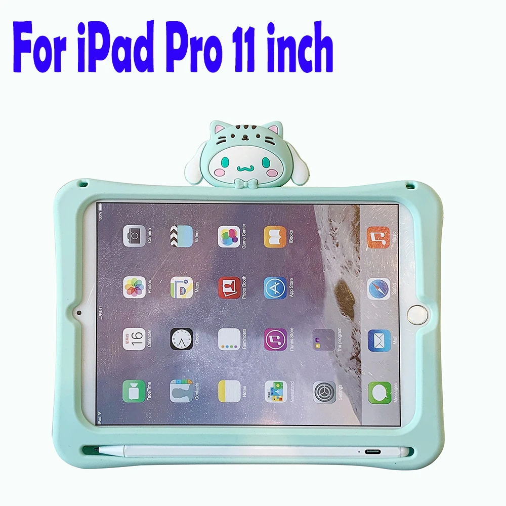Для iPad 10,2 7th iPad 9,7 Дети чехол Pro 9,7 10,5 силиконовый чехол для iPad Mini 1 2 3 4 iPad 5 Air iPad 1 2 3 Flip смарт-чехол s с ручкой - Цвет: as photo