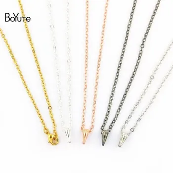 

BoYuTe (10 Pieces/Lot) 70CM Length 2MM Width Chain Findings with Clasp for Locket Necklace Marking