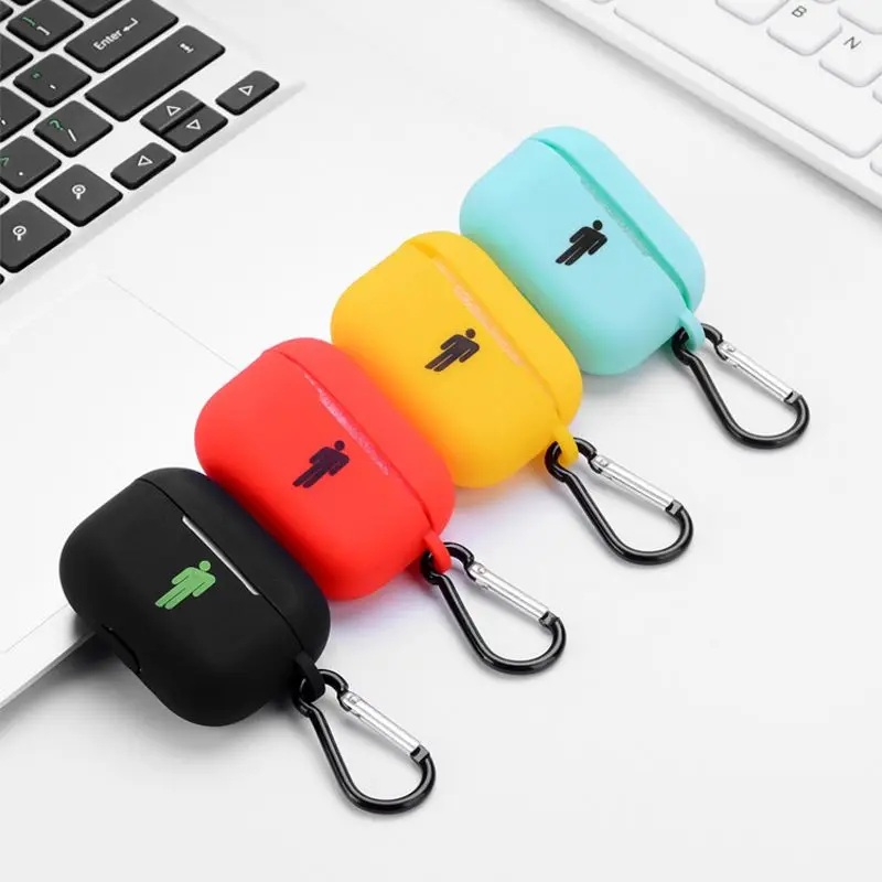 OOTDTY Billie Eilish Singer силиконовый чехол Защитный чехол для AirPods Pro Наушники