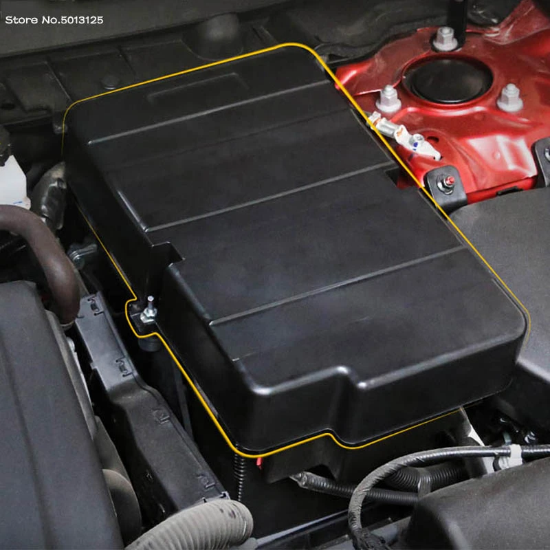 車バッテリー負保護カバーエンジンバッテリー保護ボックスマツダcx30 Cx 30 22 21車のアクセサリー クロムスタイリング Aliexpress