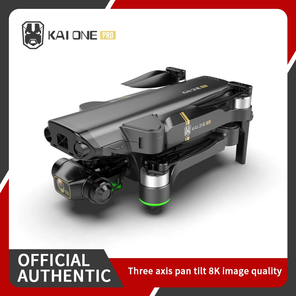 Brushless-Motor Gimbal Quadcopter Aerial Gps-Drone Dual-Camera Wifi Photography Foldable
