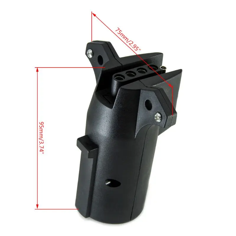 12 В 7 способ круглый до 5 способ круглый разъем автомобиля пластик 7 контактный разъем Вилки для прицепов RVs
