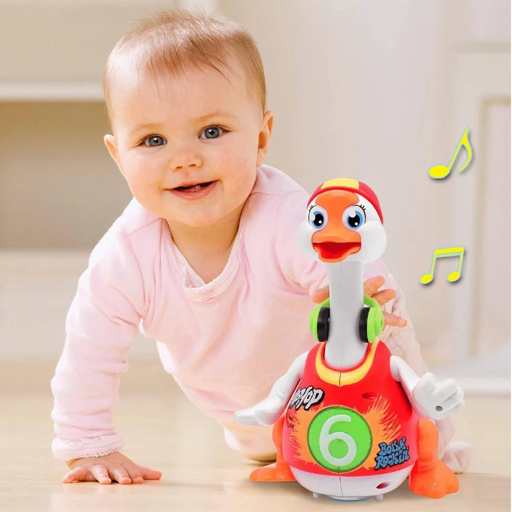 

Baby Toys Toddler Crawl Luminous Toy with Music & Light Teach Shape/Number/Animal Kids Early Learning Educational Toy Gift