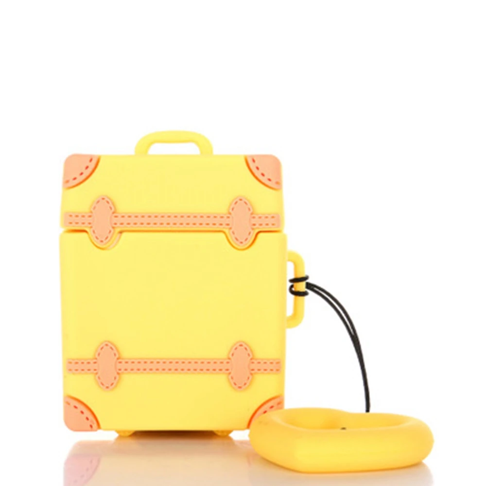 NARUTO Pain Earphone Case Colored Suitcase For Airpods 2 1 Protective Cover Winnie Piglet case For Airpods 1 2 Fashion Case - Цвет: GJ0561