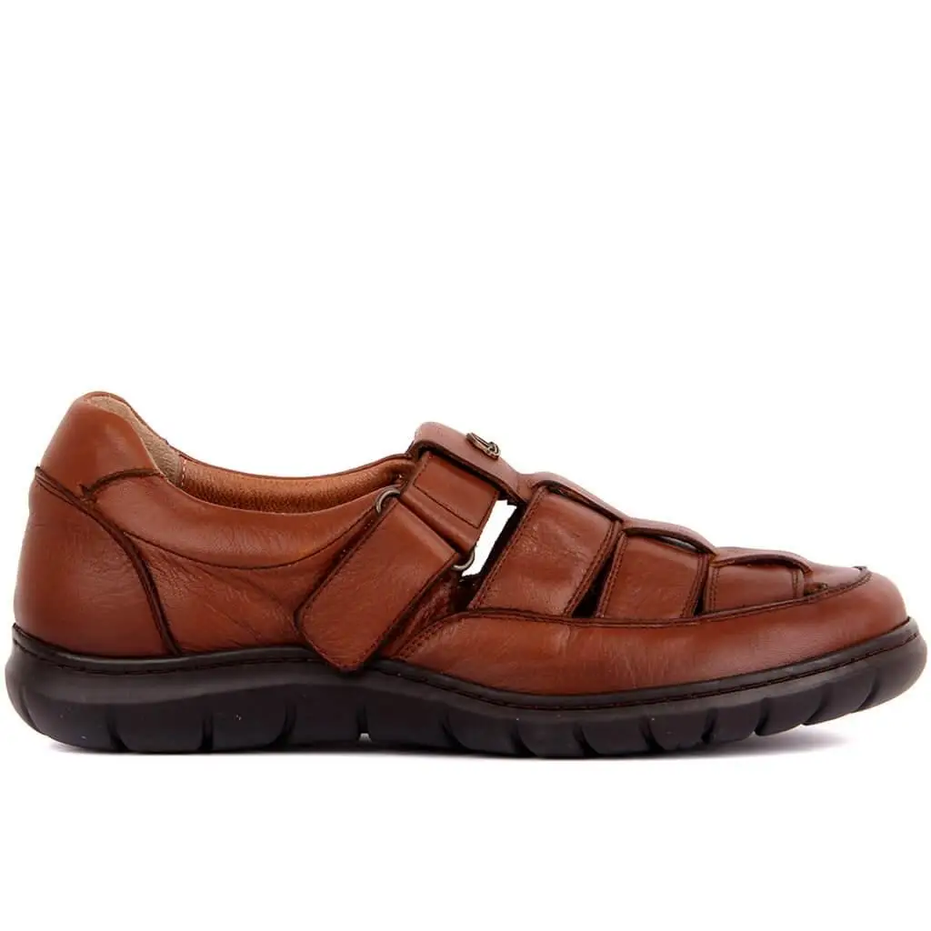

Sail Lakers-Tan Leather Men 'S Sandals