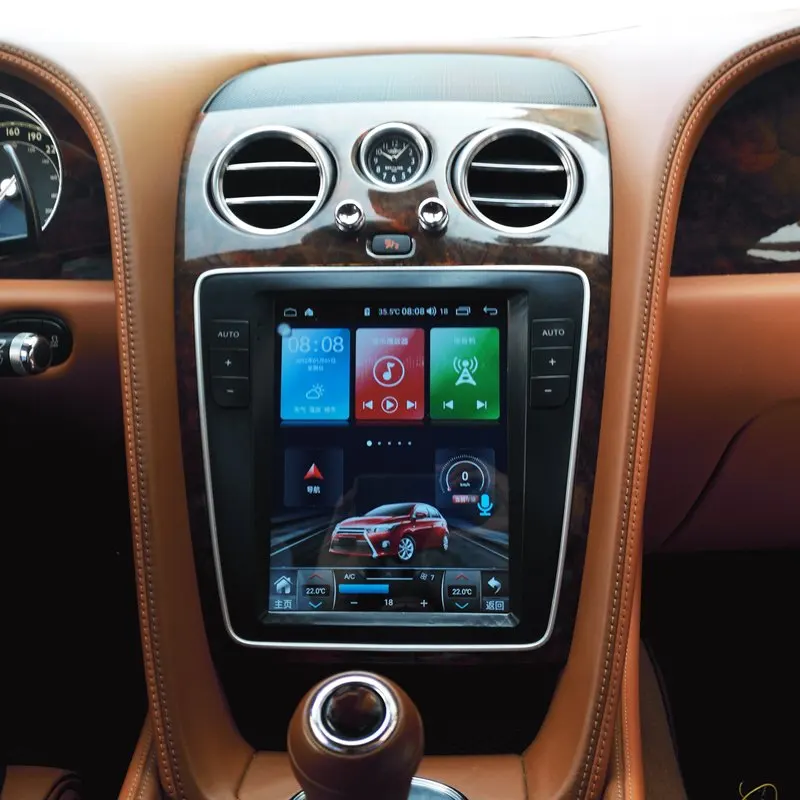 9 7 &quotTesla Android автомобильный стерео DVD GPS навигация головное устройство для Bentley Flying