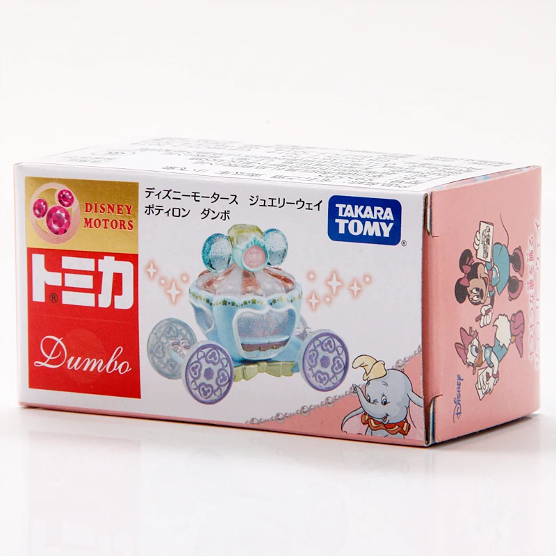 Takara Tomy Tomica Disney Motors ювелирный способ Potiron Dumbo игрушечный автомобиль новый|Наземный