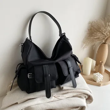 

Brand Originality Design Handheld Bag women 2019 new simple one shoulder bag fashion leisure large capacity retro Bucket Bag