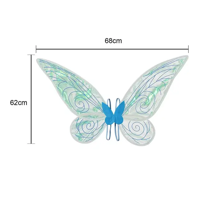 Fairy Elf Princess Angel Wings For Women Girls Halloween Party Cosplay Costumes Butterfly Wings Stage Performance Photography 6