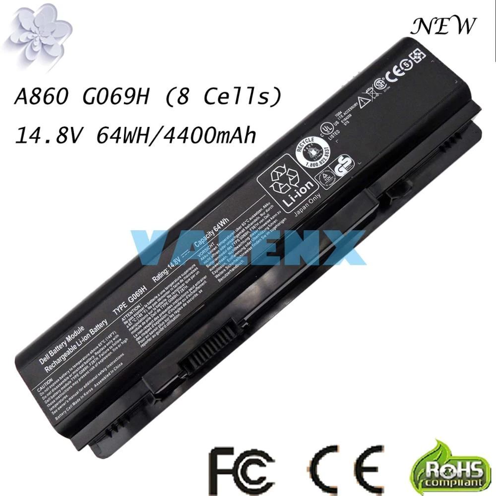 14 8v Laptop Battery For Dell Vostro 1014 1015 10 A840 A860 For Inspiron 1410 F286h F287f F287h G066h G069h Pp37l Pp38l R998h Laptop Batteries Aliexpress