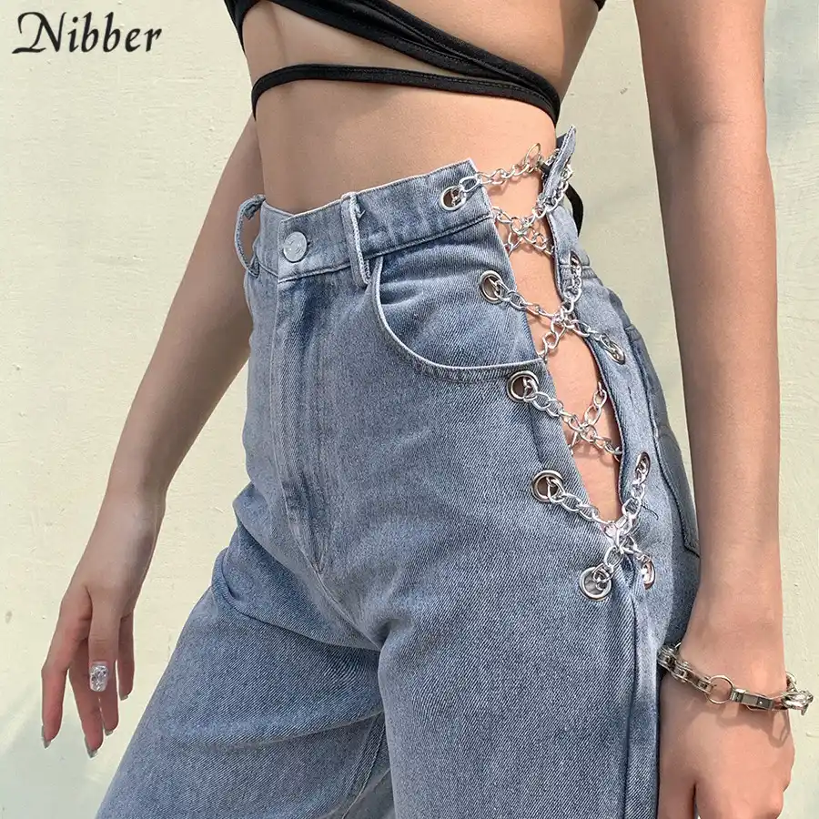 Chain jeans for women Clearance