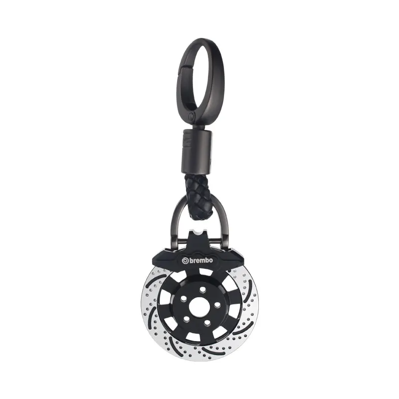 

Creative Car Brake Disc Model Key Chains Key Holder Key Ring Chain Metal Automobile Car Styling Car Accessories Moto Keychain
