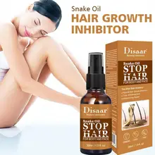 1 PCS Powerful Painless Hair Removal Spray Hair Stop Smooth Inhibitor Shrink Skin Repair Pores Essence Growth