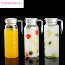 XING KILO акриловый горшок для сока бармен пластиковый ПК сосуд для напитка бутылка Прозрачный термостойкий Бар Ресторан холодный чайник
