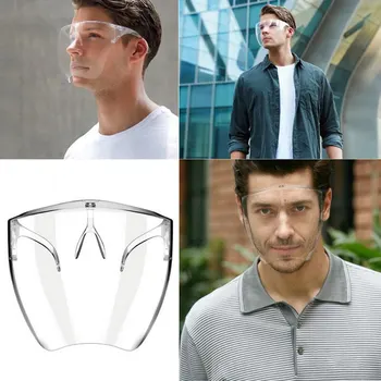 

Kitchen Transparent Anti-oil Goggles Dust-Proof Face Protective Mask Reutilizable Cooking Tools Reutilizable