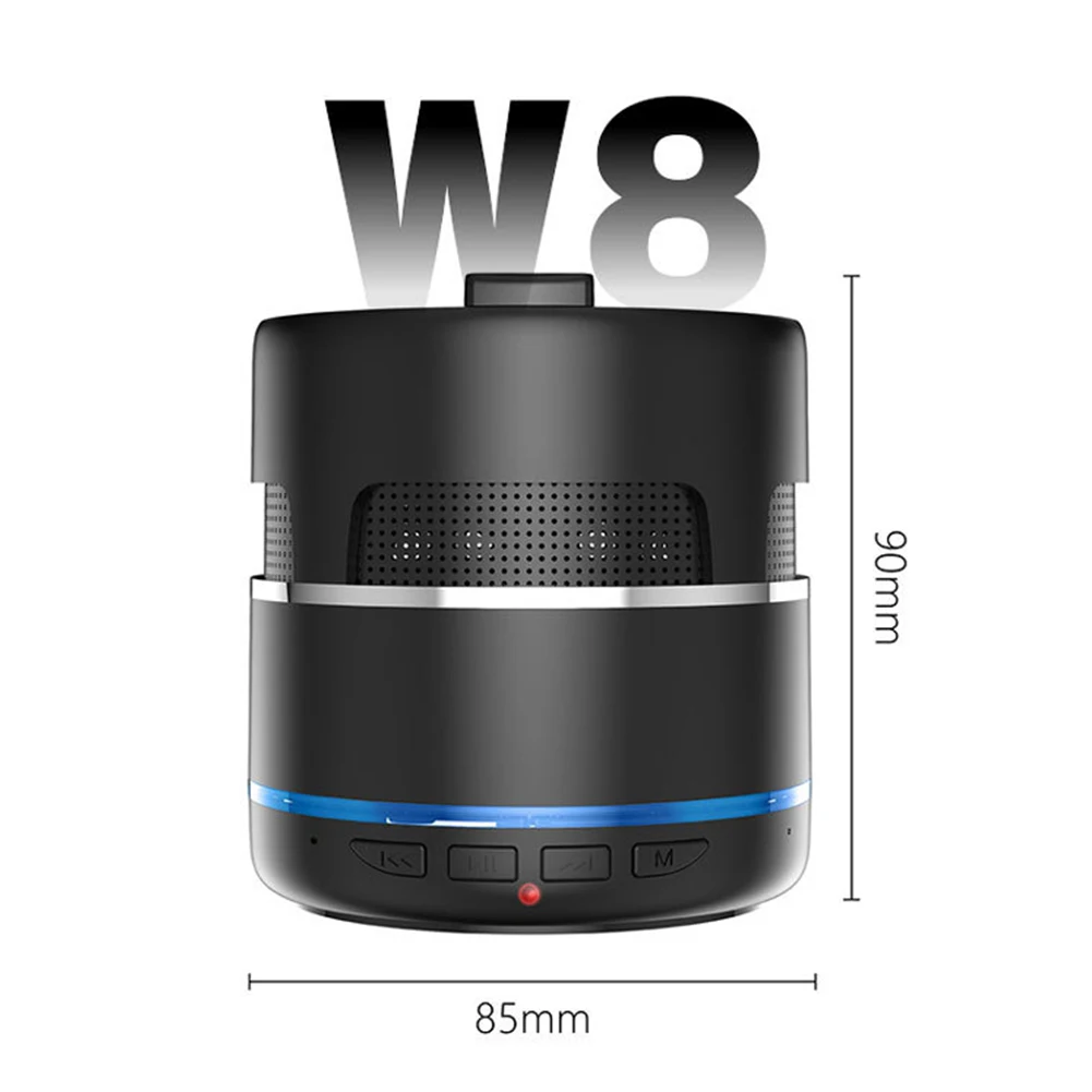 Подарок Поддержка TF карты HiFi стерео Bluetooth динамик без потерь Многофункциональный портативный ABS беспроводная передача Питание от батареи