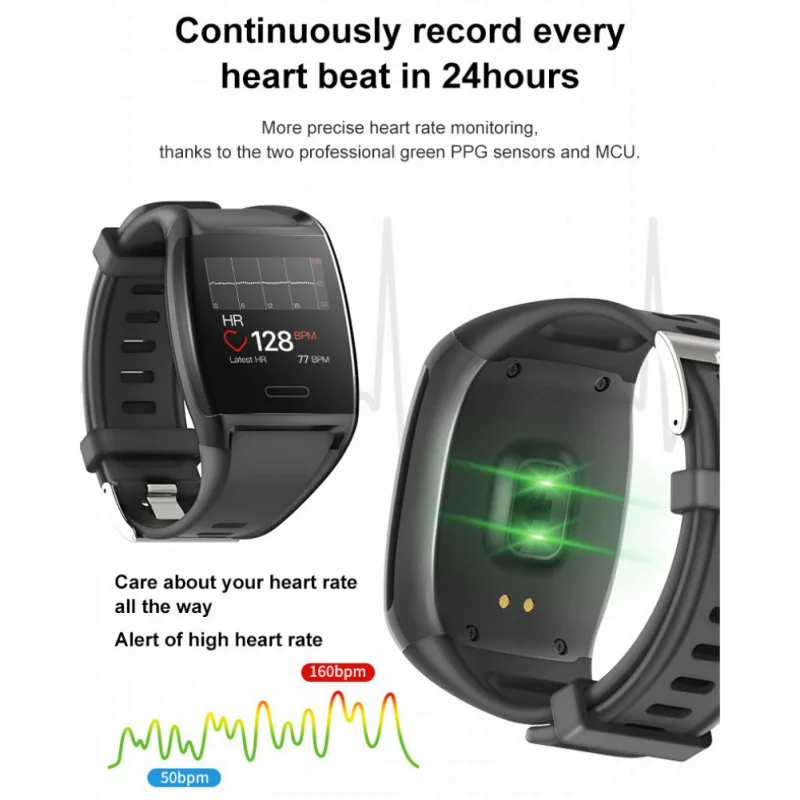 Smart Wristband 1.3 Inches IPS Screen Waterproof Passometer Heart Rate Blood Pressure Sleep Monitor Sports Watch smartwatch New