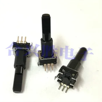 

EC12 Rotary Encoder No Positioning 24 Pulse Power Amplifier Sound Master Volume Adjustment Potentiometer Shaft Length 29.5mm