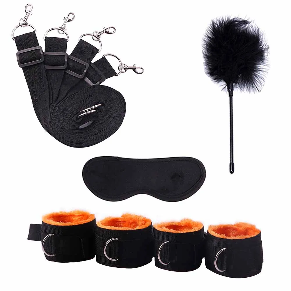 intimate accessory bed binding women's alternative toys bed binding fun binding binding handcuffs f