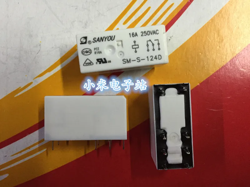 

SM-S-124D three реле friends 16A 250V 8 футов, высокая нагрузка HF115F 024-1ZS3