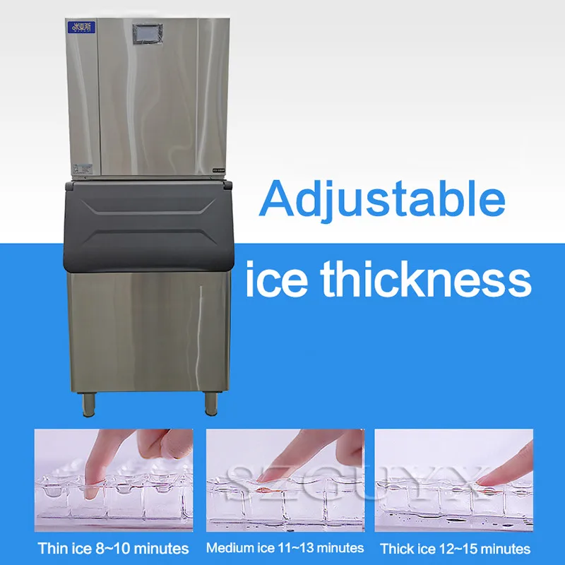 Автоматическая Коммерческая Машина льда Бар KTV молоко чай холодные напитки магазин делая машину льда кубик льда