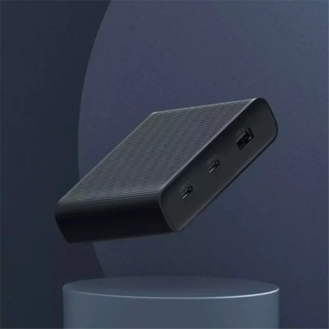 Настольное USB зарядное устройство Xiaomi ZMI 65 Вт 3 порта PD3.0 USB 2C1A для Android iOS переключатель PD 3,0 QC умный Выход Max Solo c1-65w c2-1 - Цвет: Черный