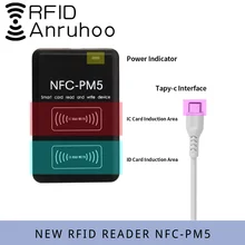 Nuovo NFC-PM5 crittografia decodifica duplicatore RFID controllo accessi lettore di schede S50 UID Smart Chip Card Writer ICID copiatrice di frequenza