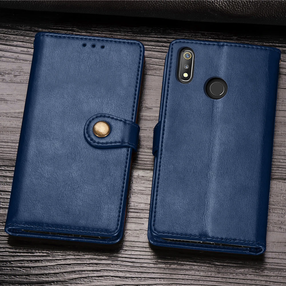 Одежда высшего качества кожаный бумажник чехол для samsung Galaxy A70 A50 A40 A30 A20E A20 A10 S8 S9 S10 плюс S10e Примечание 10 Pro A505F чехол с откидной крышкой - Цвет: Dark Blue